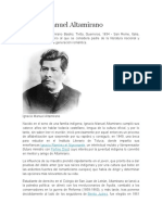 Biografia Ignacio Manuel Altamirano