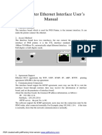 POS Printer Ethernet Interface Users Manual