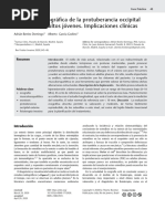 Valoración Ecográ Fica de La Protuberancia Occipital Externa en Adultos Jóvenes. Implicaciones Clínicas