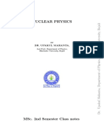 UpakulMahanta Physics PG2ndSem NuclearPhysics