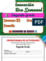 ?2° S35 PLANEACIÓN SEMANAL Esmeralda Te Enseña