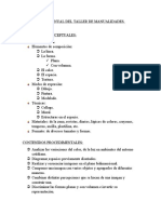 Planificación Anual Del Taller de Manualidades