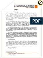 Resumen Ejecutivo Del Proyecto "Encausamiento y Protección de La Quebrada Las Totoras de La Ciudad de Cariamanga"