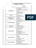 Biology Outlines