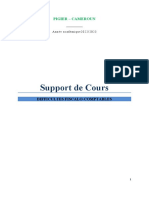 Cours de Difficultes Fiscalo Comptable Master 1