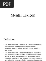 Mental Lexicon-WPS Office