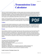 AA3RL Transmission Line Calculator