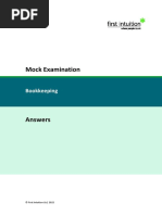 Bookkeeping Mock Answers2022 - GG1712