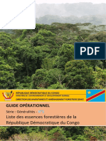 GO-02 Liste Des Essences Forestières de RDC