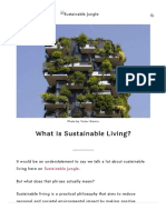 What Is Sustainable Living