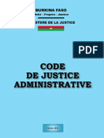 Code de Justice Administrative - Approuvé