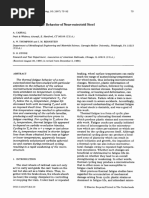 1-S2.0-0025541687904137-Main The Thermal Fatigue Behavior of Near-Eutectoid Steel