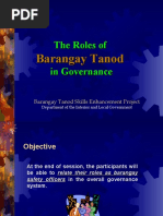 2 - Role of Barangay Tanod in Governance