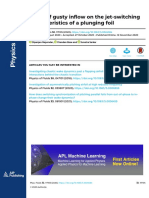 Effect of Gusty Inflow On The Jet-Switching Characteristics of A Plunging Foil