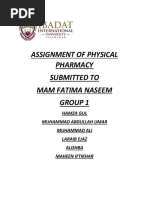 Assignlent of Physical Pharmacy