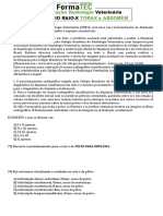 EXERCICIO - RADIOLOGIA VETERINÁRIA - PÉLVE, COLUNA VERTEBRAL, CRÂNIO, MMTT e MMPP, CONTRASTADO