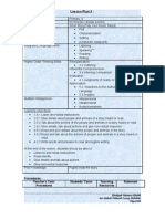 Lesson Plan 3:: Procedures: Teacher's Task/ Procedures Students' Tasks Teaching Resources Rationale