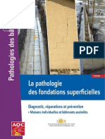 La Pathologie Des Fondations Superficielles