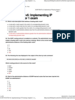 CCNP ROUTE v6 Implementing IP Routing Chapter 1 Exam N J 180