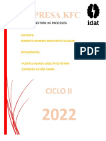 Informe Final Empresa KFC - Fuertes Joselyn - Espinoza Omar
