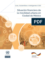 Situación Financiera de La Movilidad Urbana en Ciudad de México