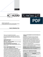 A220 TSO Instruction Manual