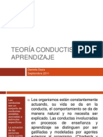 Teoría Del Aprendizaje Conductista