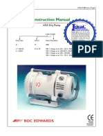 Edwards XDS10 XDS5 Dry Scroll Vacuum Pump Users Manual