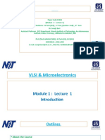 NIT 1 4 7040 Lecture 1 VLSI EC601