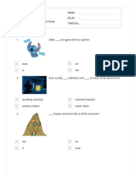 Latihan Soal Simple Present Tense Word