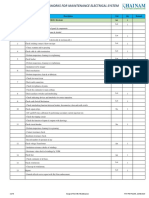 Scope of Work For Maintenance