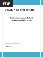 Lecture Note For The Course Compasinated Health Ca - 230420 - 003913