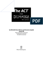 The ACT For Dummies