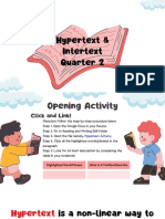 Hypertext & Intertext