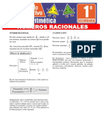 Numeros Racionales para Primer Grado de Secundaria