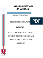 Actividad 3 Derecho Internacional