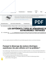 Les Types de Démarrage Des Moteurs Asynchrones - Blog Technic-Achat