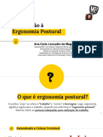 Introdução À Ergonomia Postural