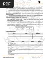 1ero de Secundaria - Literatura - 4sem