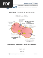 Seminario 1 Transporte en Membrana 2023-I