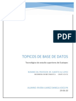 Topicos de Base de Datos