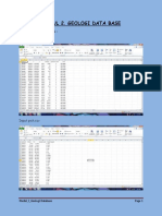 Modul 2. GEOLOGI DATA BASE