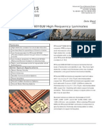 RT Duroid 6006 6010 Laminate Data Sheet