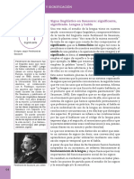 Saussure Significante Significado