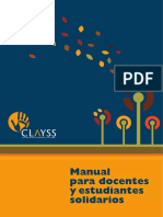 Manual para Docentes y Estudiantes Solidarios. Edición Latinoamericana