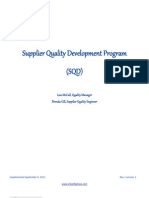 Supplier Quality Development Program