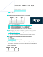 Ejercicios de Economia General No 1