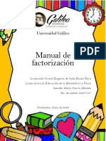 Manual de Factorización Jennifer García