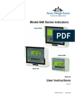 Weigh Tronix 640 Users Manual