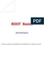 ROOT Basics: Deb Mohapatra